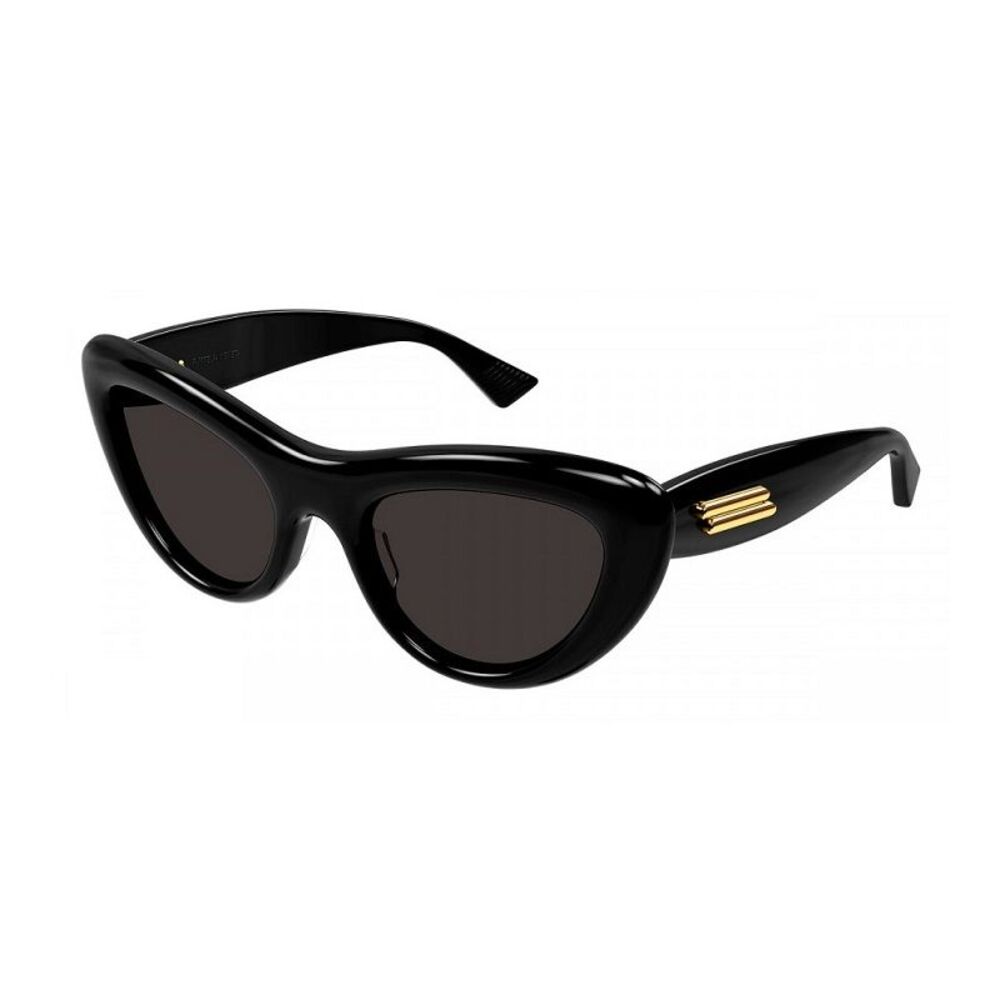 Bottega Veneta Sunglasses Cat Eye Full Rim, Black Frame and Grey Lens BV1282S001